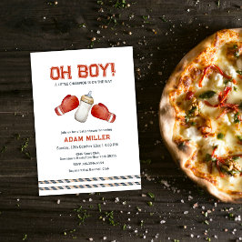 Invitación Boxing Sport Little Champion Baby Shower