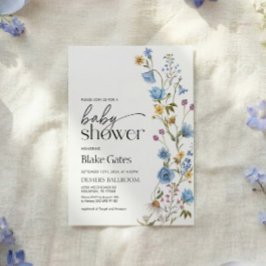 Invitación Boy Baby Shower Invitation 