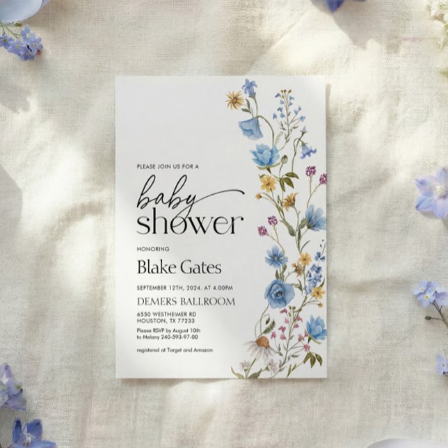 Invitación Boy Baby Shower Invitation  (Subido por el creador)