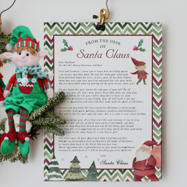 Invitación Boy Elf | Cartas de jubilación Navidades de la ofi (Subido por el creador)