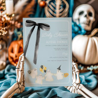 Boy Halloween Fantasma y Black Bow Baby Shower