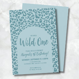 Invitación Boy Safari Wild One First Birthday