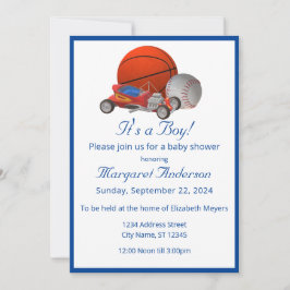 Invitación Boy Toys