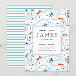 Invitación Boy Trucos Y Carros