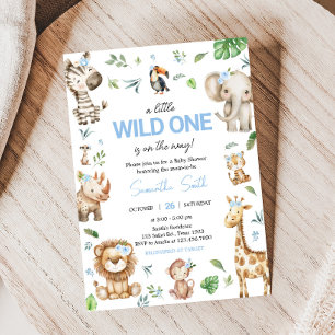 Invitación Boy Wild One Safari