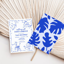 Boys Jungle Zoo Safari Animales Cumpleaños