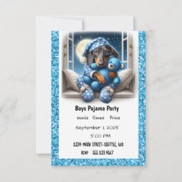 INVITACIÓN BOYS PAJAMA FIESTA