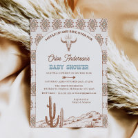 Boys Tribal Boho Arch Rodeo Baby Shower Occidental