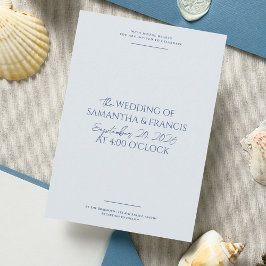 Invitación Bradford Modern Photo and Typography Boda
