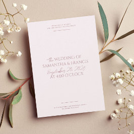 Invitación Bradford Modern Photo and Typography Boda