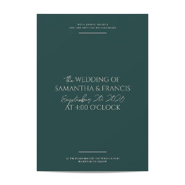 Invitación Bradford Modern Photo and Typography Boda