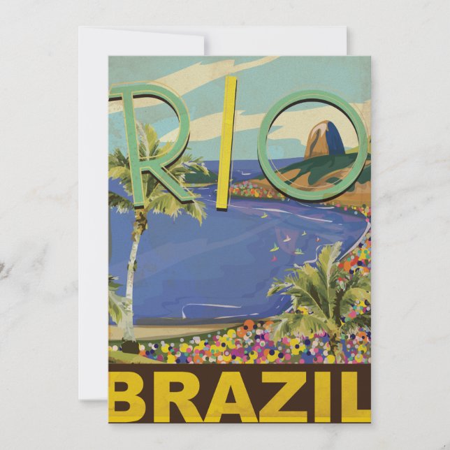 Invitación Brasil - Río de Janeiro (Anverso)