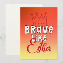 Brave Like Esther - Inspirando el arte purista jud