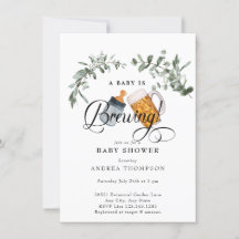 Breve de Bebé | Baby Shower acuarela