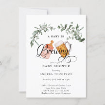 Breve de Bebé | Baby Shower acuarela