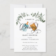 Breve de Bebé | Baby Shower acuarela