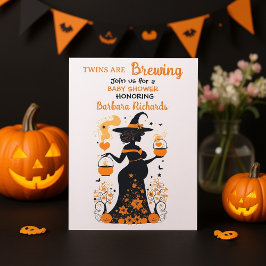 Invitación Brew de doble problema - Un Baby Shower gemelo de 