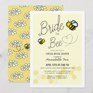 Invitación Brida a Abeja Luz Amarilla VI Retual Bridal Shower