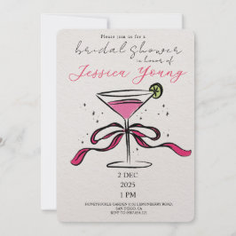 Invitación Bridal Bash & Cocktail Call novia