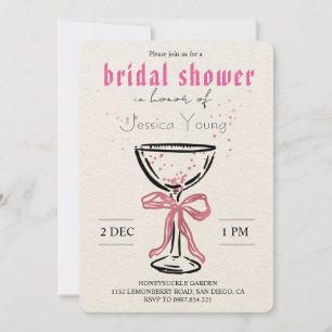 Invitación Bridal Bash & Cocktail Call novia