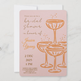 Invitación Bridal Bash & Cocktail Call novia