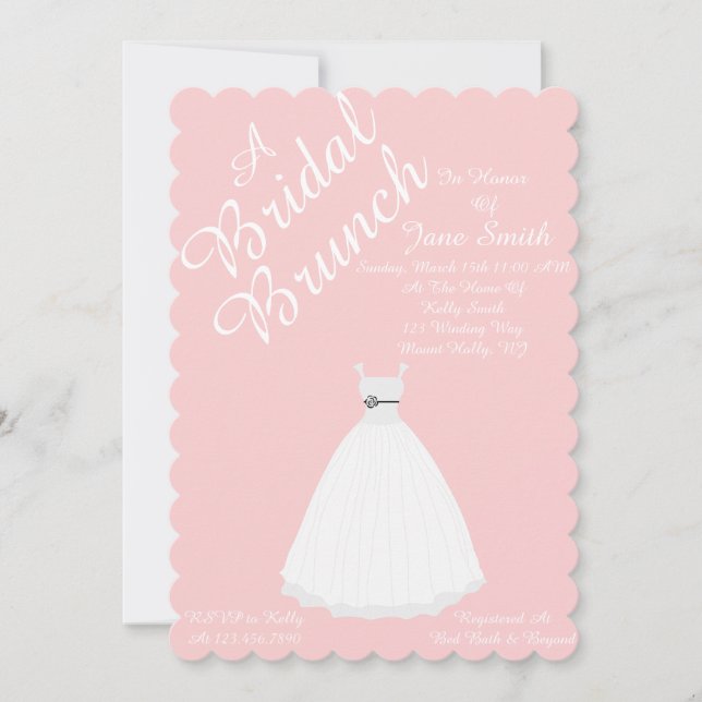 Invitación Bridal Brunch (Anverso)