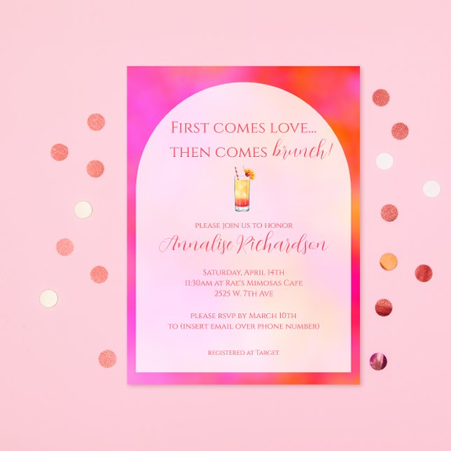 Invitación Bridal Brunch Bridal Bridal Bridal Invitado brilla (Subido por el creador)