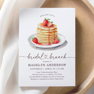 Invitación Bridal Brunch Pancake Bridal Shower