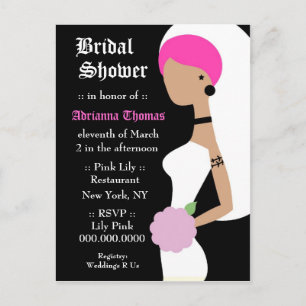 INVITACIÓN BRIDAL DE TBA WINNER 311-PINK TATTOO