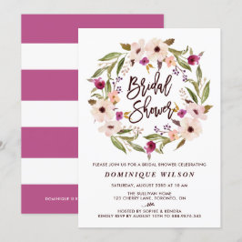 Invitación Bridal Floral Fantástica y caprichosa