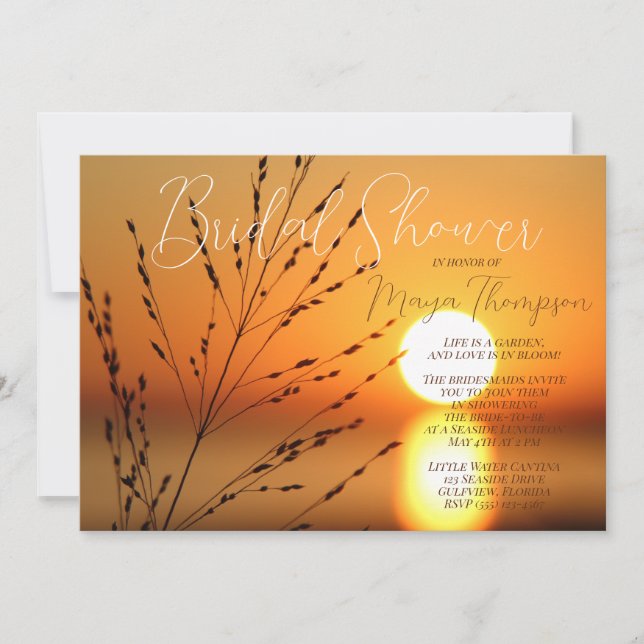 Invitación Bridal Shower (Anverso)