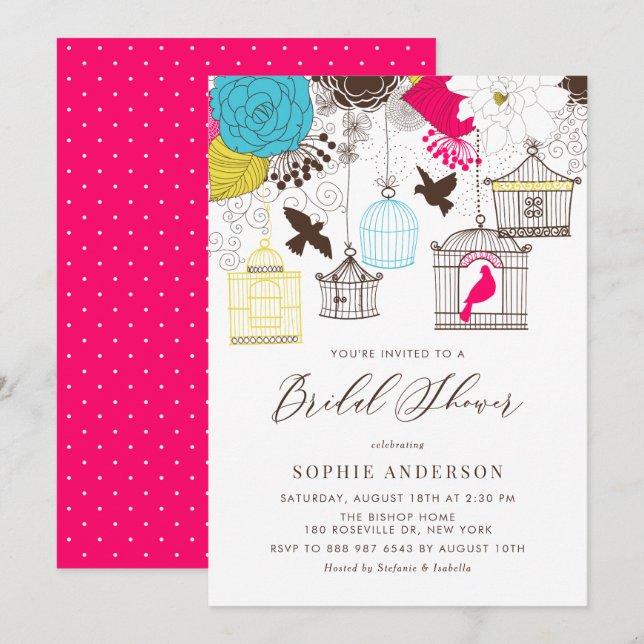 Invitación Bridal Shower (Anverso / Reverso)