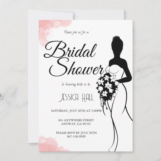 Invitación Bridal Shower (Anverso)