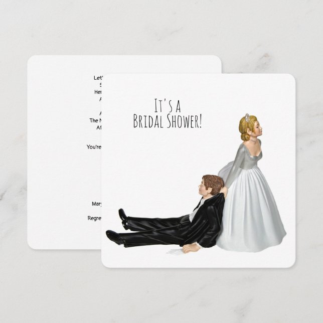 Invitación Bridal Shower (Anverso / Reverso)