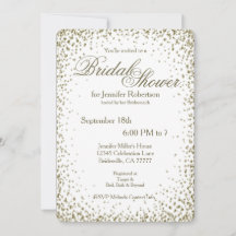 Bridal Shower | Confetti de oro