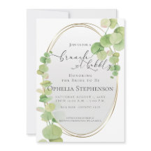 BRIDAL SHOWER | Eucalipto de brunch y burbuja