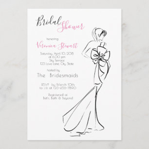 Invitación Bridal Shower Fashion