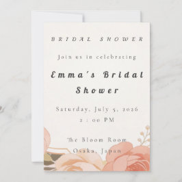 Invitación Bridal shower Invitation Template