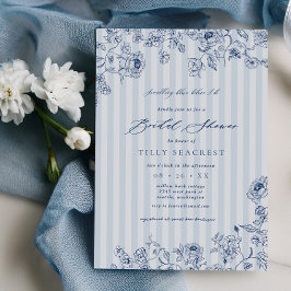 Invitación Bridal Shower Something Blue Party Invitation