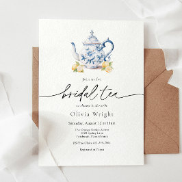 Invitación Bridal Tea Fiesta Chinoiserie Bridal Shower