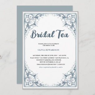 Invitación Bridal Tea Fiesta Chinoiserie Bridal Shower