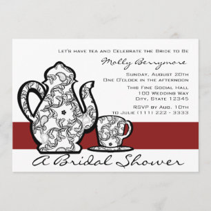 Invitación Bridal Tea Shower