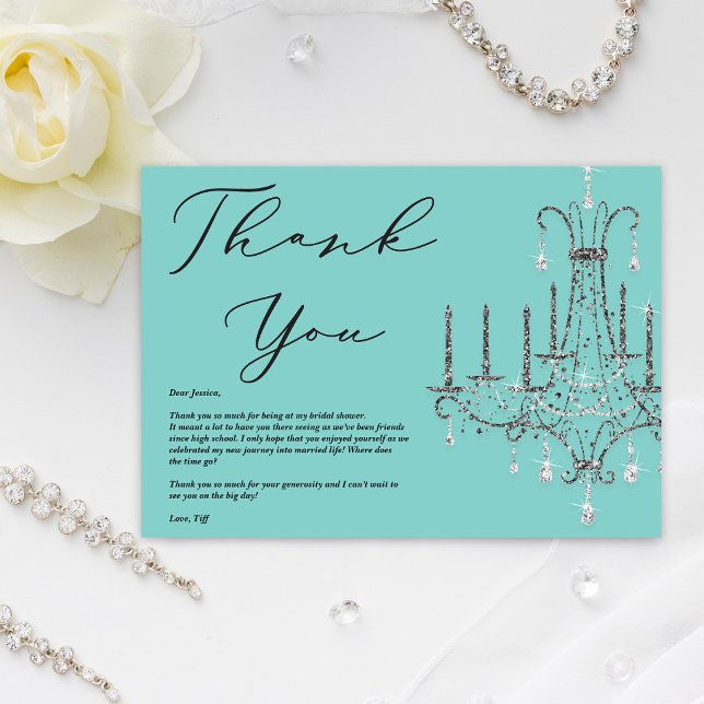 Invitación Bride and Co Araña Azul Agradecimiento  (Subido por el creador)