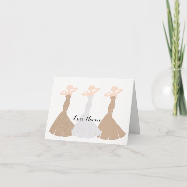Invitación BRIDE & CO Gold Be My Bridesmaid Bridal Party (Anverso)