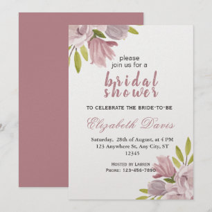 Invitación Bride Shower Floral