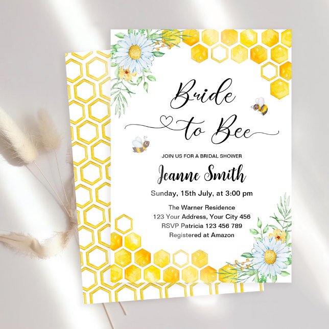 Invitación Bride to bee bridal shower invitation (Subido por el creador)