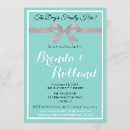 Invitación BRIDE Touch Silver Boda Suite Fiesta de ensayos