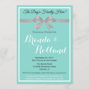 Invitación BRIDE Touch Silver Boda Suite Fiesta de ensayos