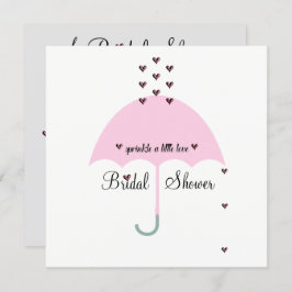 Invitación BRIDE y CO Rosado Sprinkle Love Bridal Shower Fies