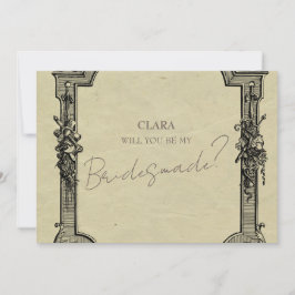 Invitación Bridesmade Green Black Vintage Classic Boda